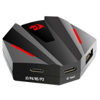 Redragon Keyboard & Mouse to Console Converter – Plug & Play, No Lag – Xbox One, PS4, Nintendo Switch & PS3 – Black/Red