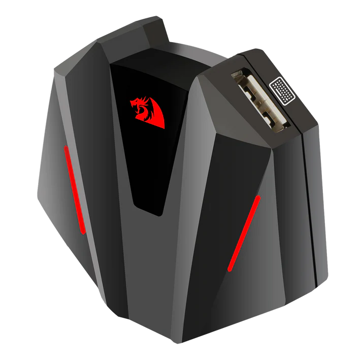 Redragon Keyboard & Mouse to Console Converter – Plug & Play, No Lag – Xbox One, PS4, Nintendo Switch & PS3 – Black/Red