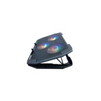 Redragon GCP511 Ingrid RGB Laptop Cooler – Up to 17", 4 RGB Illuminated Fans, Adjustable RGB Lighting, Adjustable Angle, Mesh Surface – Black